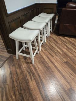 Barstools, set of 4, counter height