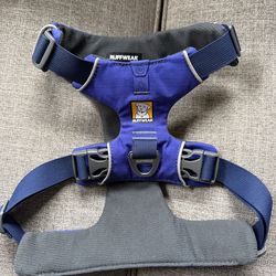 Small Ruffwear Blue Purple Front Range Dog Harness