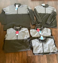 Men’s clothing-PUMA Men's Ripguard Hybrid 1/4 Zip