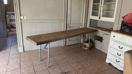 Wood  party tables
