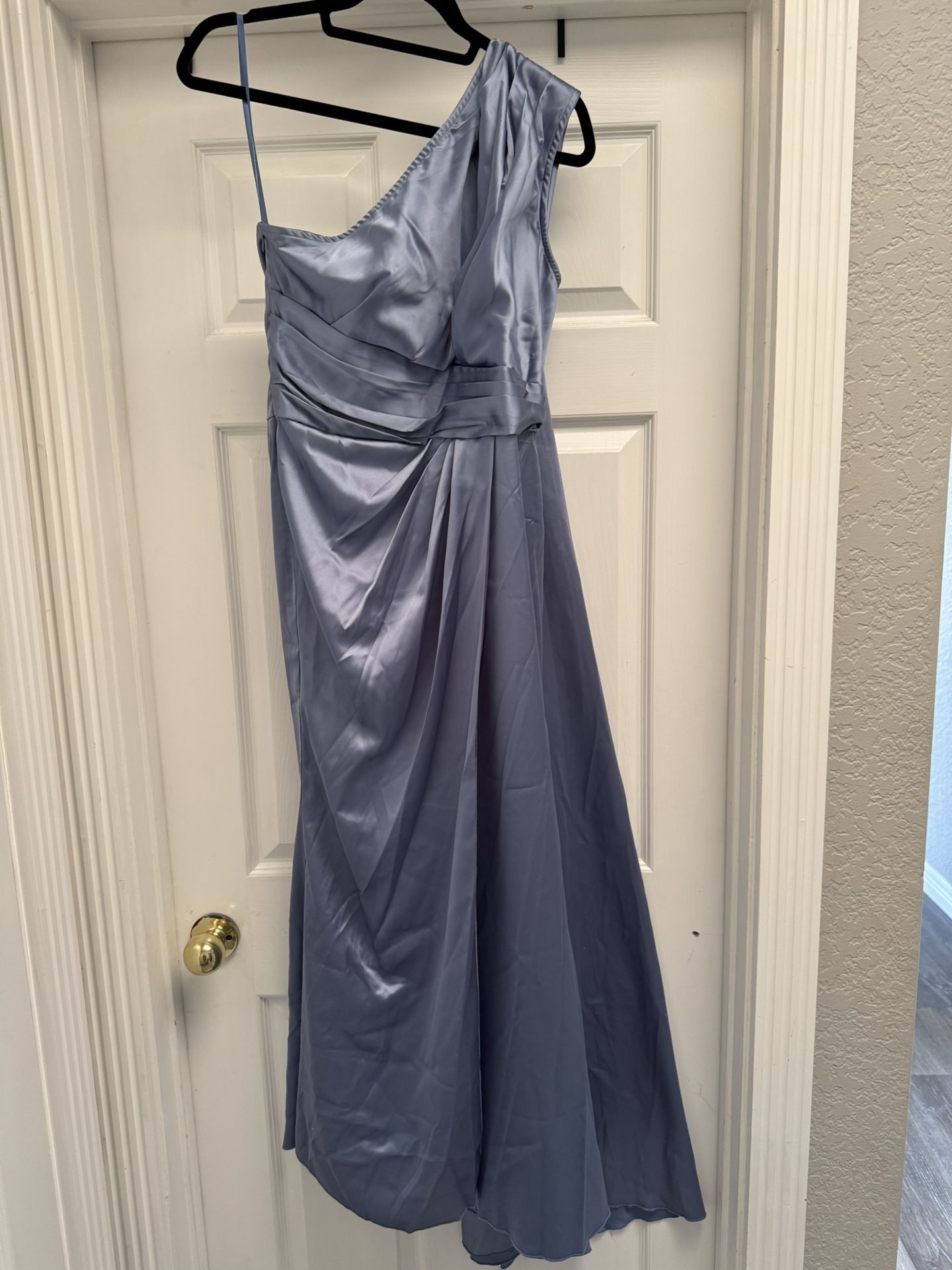 New dusty blue formal dress