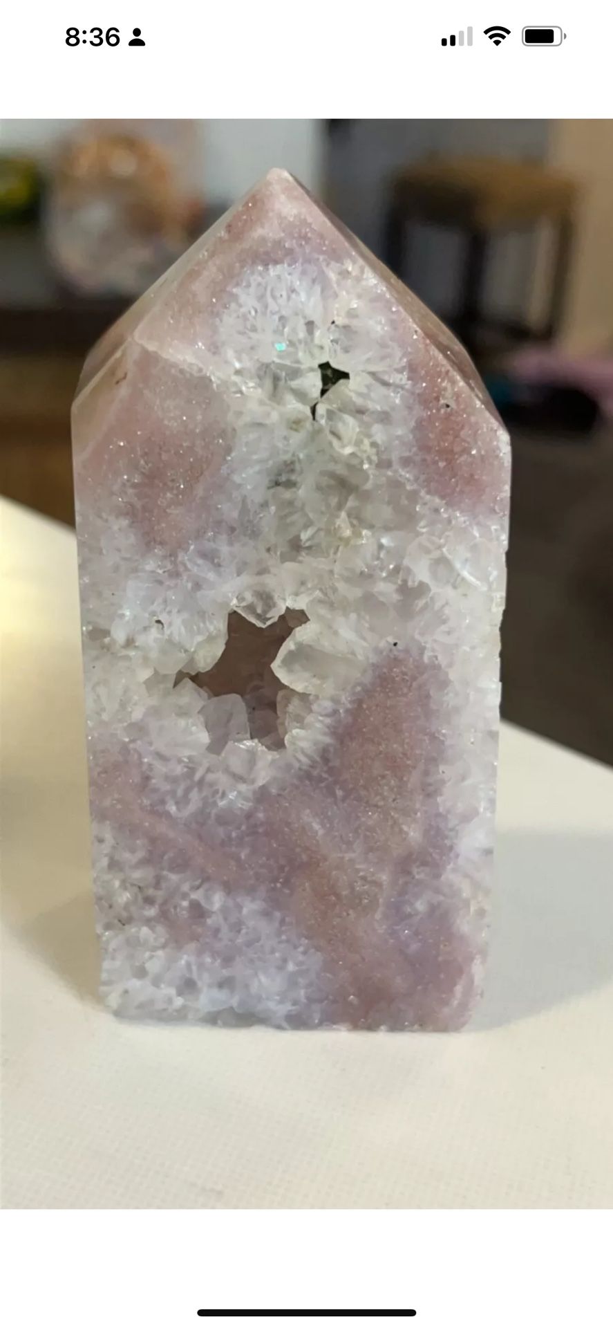 Pink Amethyst Tower Druzy 419G!!