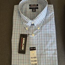 Kirkland Men’s Long Sleeve Dress Shirt (New)