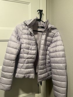 Zara Purple Puffer Brand New