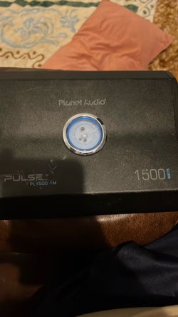 Planet audio pulse 1500 mono block amp