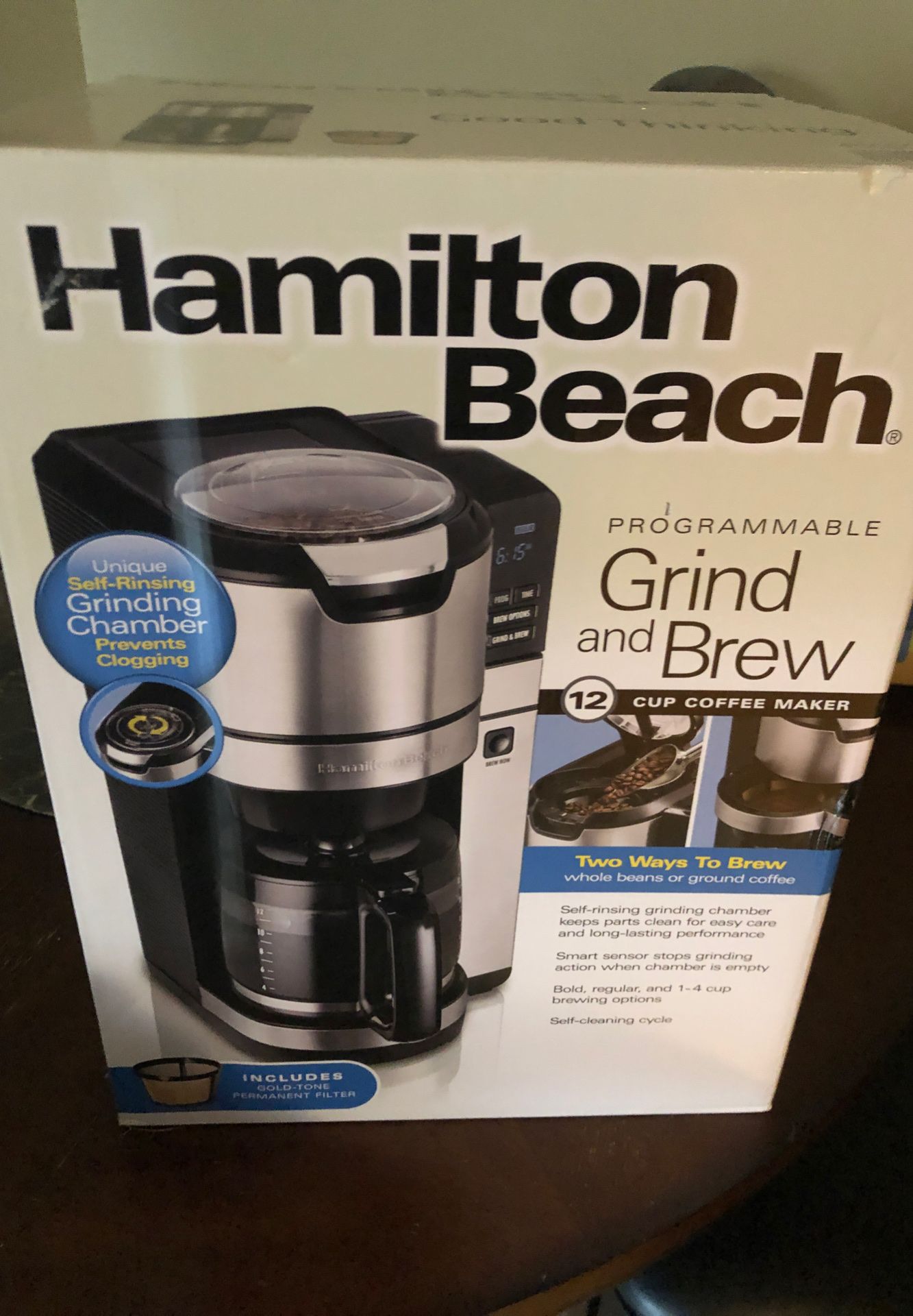 Hamilton Beach Grind and Brew Coffee Maker