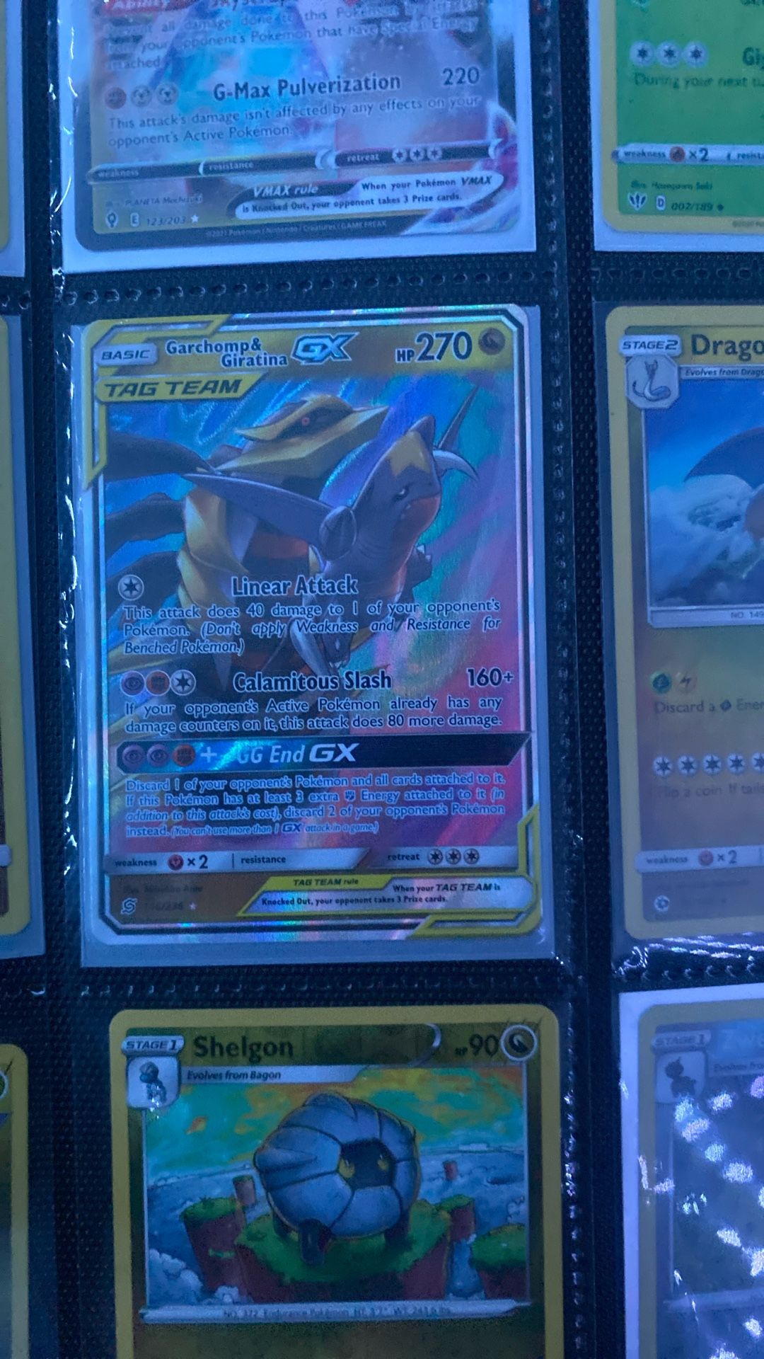 garchomp and giratina gx 146/236