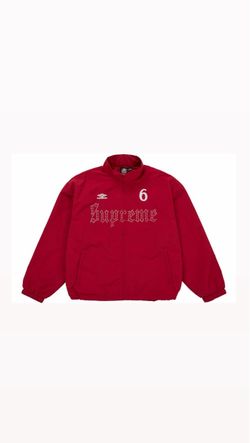 Supreme Umbro Rhinestone Track Jacket red (size: small) new