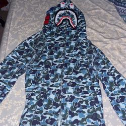 Blue Bape Hoodie