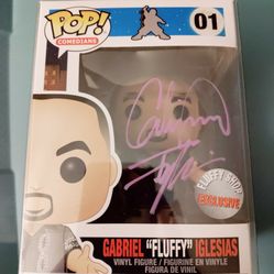 Autograph Gabriel Fluffy Iglesias Funko Pop Purple