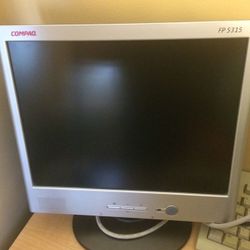 Compaq computer monitor color