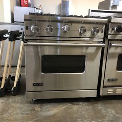 Viking 30” Wide 7 Series All Gas Range Stove In Stainless Steel 