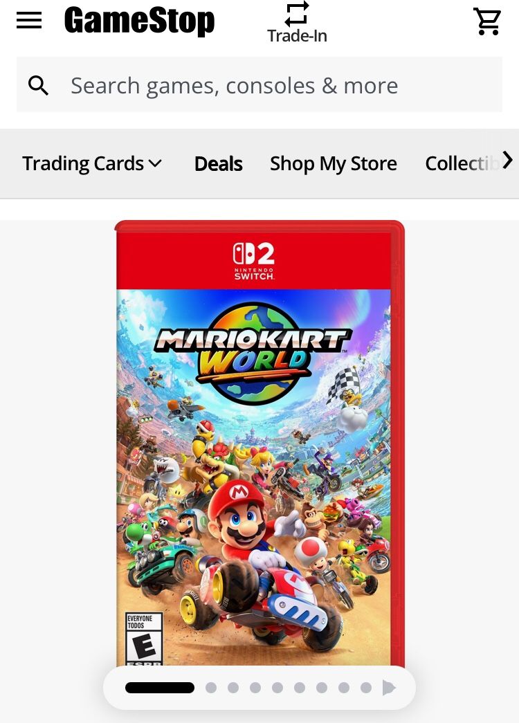 Trade Switch Games For Mario Kart World