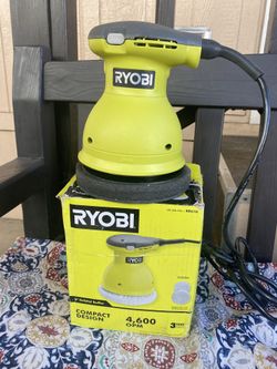 Ryobi 0.5 Amp Corded 6 “ Orbital Buffer/ Polisher 