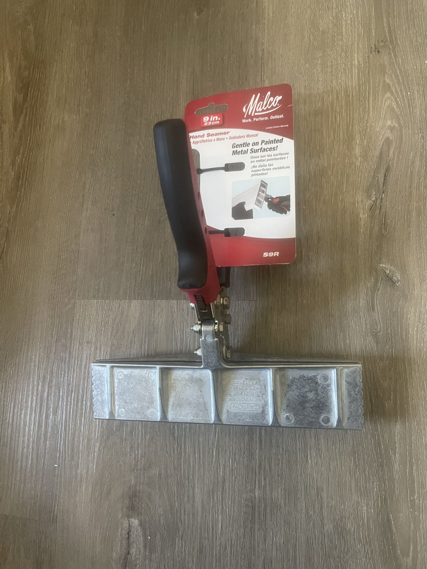 Brand New Malco 9 in. Aluminum Hand Seamer 1 pk ( 70 VALUE AT OTHER PLACES)