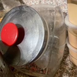 Glass Cookie Jar