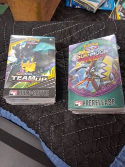 Pokemon Team Up Bundle/Gaurdians Rising Prerelease Kit/Factory Sealed Boxes