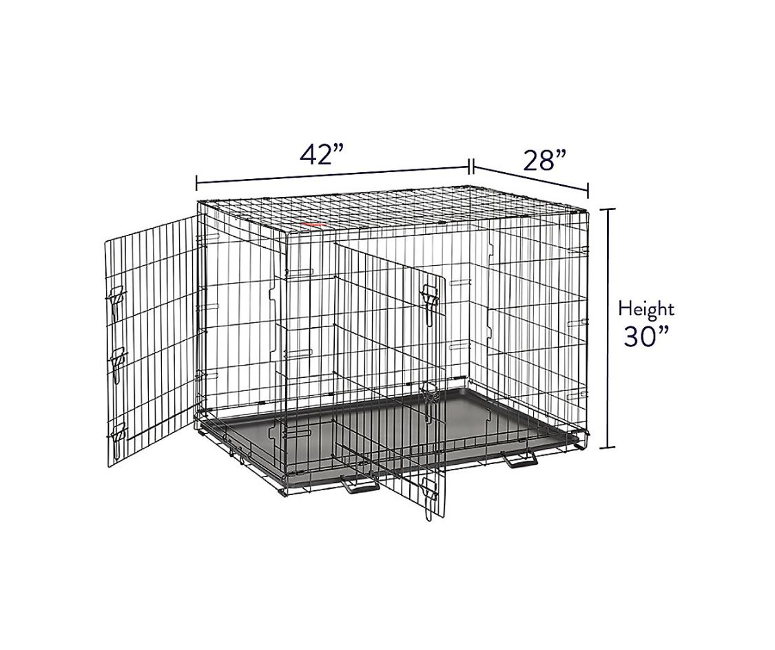 Large Foldable Wire Dog Crate 