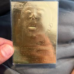 1997 23kt  Gold Kobe Bryant Card 
