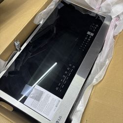 LG Smart 30 in. W 2 cu. ft. Over the Range Microwave with EasyClean 1,050-Watt in PrintProof Stainless Steel