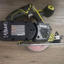 Ryobi Hand Saw And Speed Saw With Case And Battery Not Firm On Price 