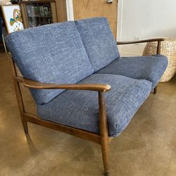 Midcentury Danish Loveseat Sofa  (possibly Selig)