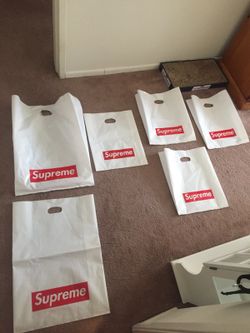 Supreme plastic bags