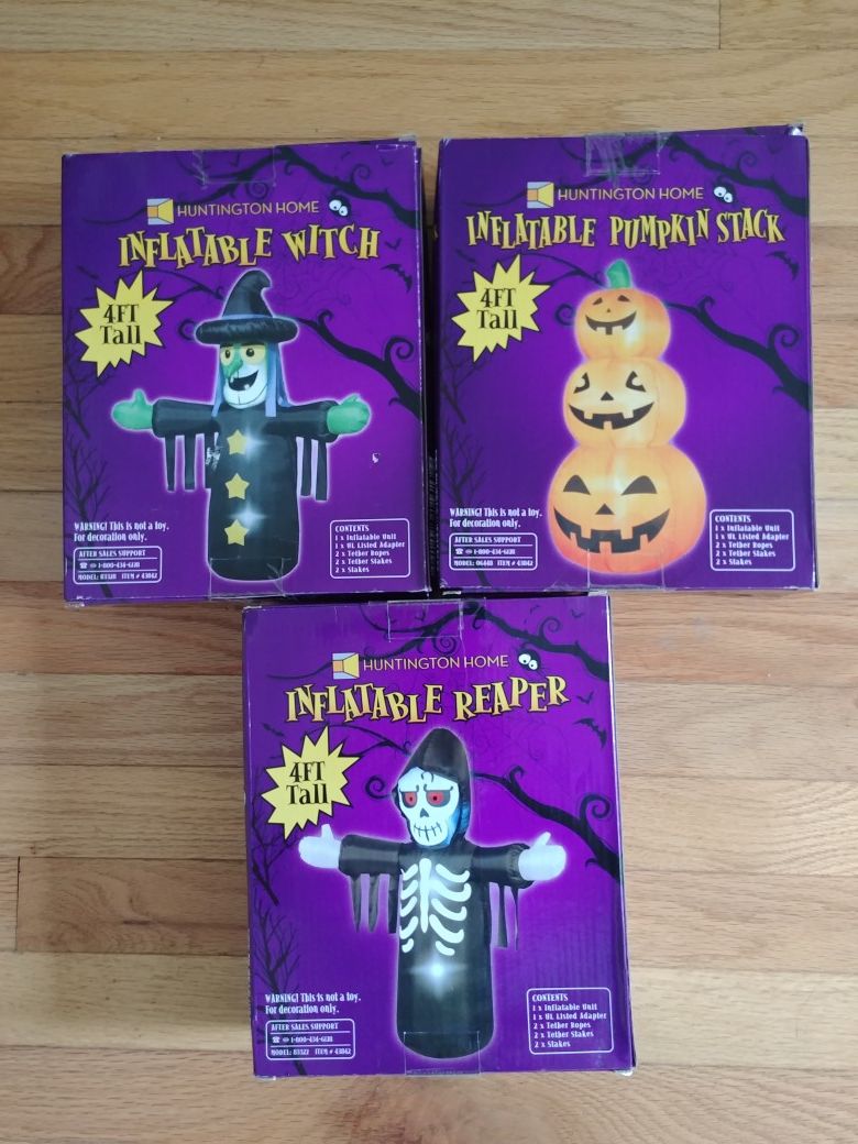 INFLATABLE HALLOWEEN DECORATIONS.