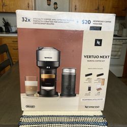 Brand New Unopened Nespresso Vertuo Next Barista Kit