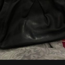 Black Coach Lamb Leather Shoulder Bag Excellent