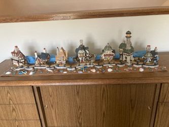 NEW Beach Boardwalk Seaside Nautical Summer Decor David Winter Collectible Cottages (7)
