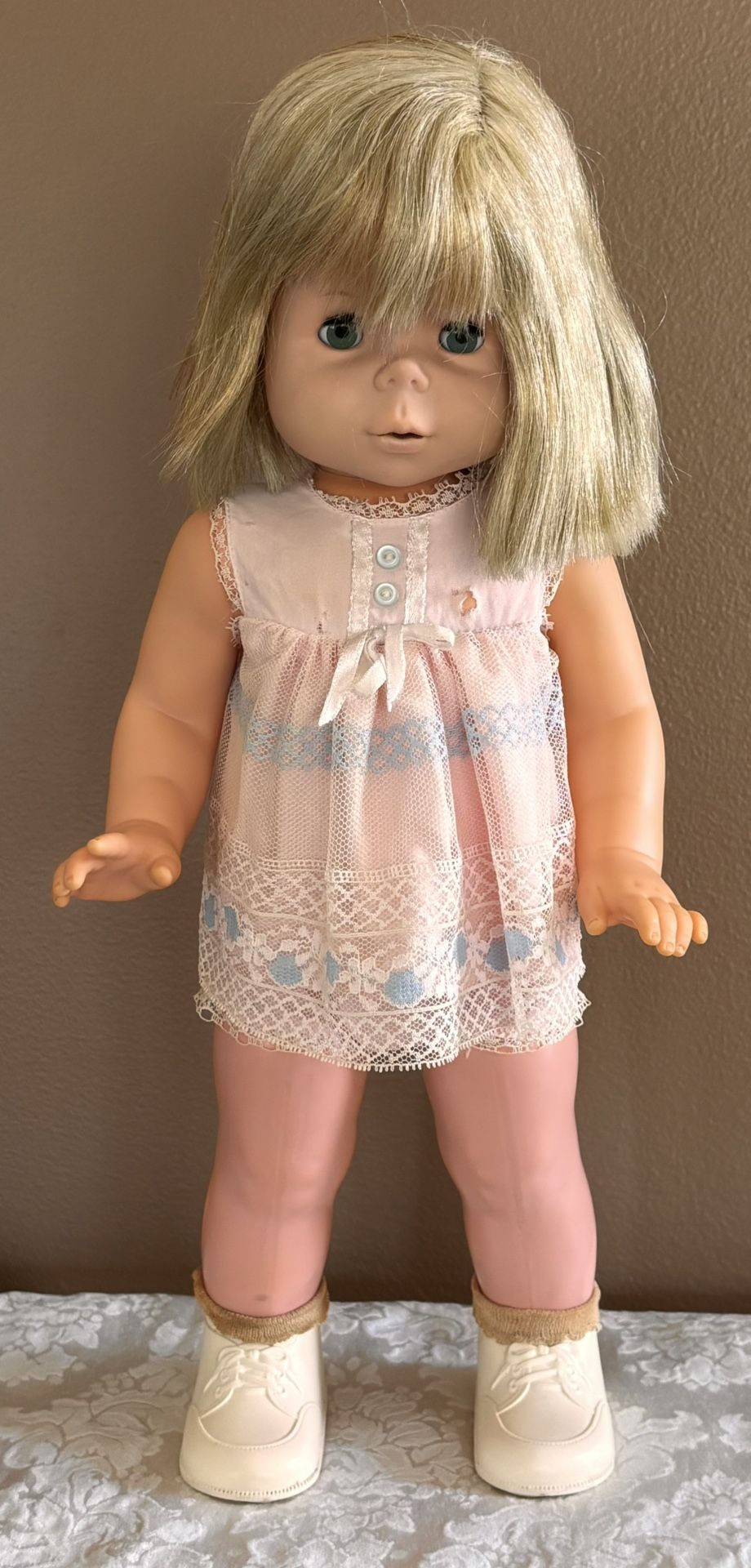 ✨Vintage 1964 “Baby First Step” Doll by Mattel – Great Condition!✨Read FULL Description Below