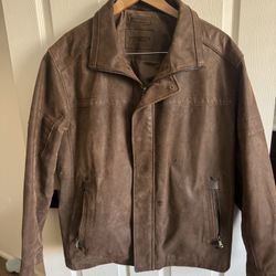 Vintage Roundtree And Yorke Genuine Leather Jacket