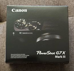 Canon PowerShot G7 X Mark III 20.1 Megapixel Digital Camera - Black
