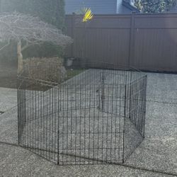 Folding Metal Pet Playpen 