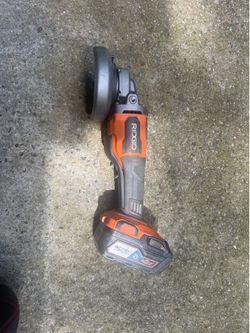 Rigid 18 volt Brushless 4.5” grinder