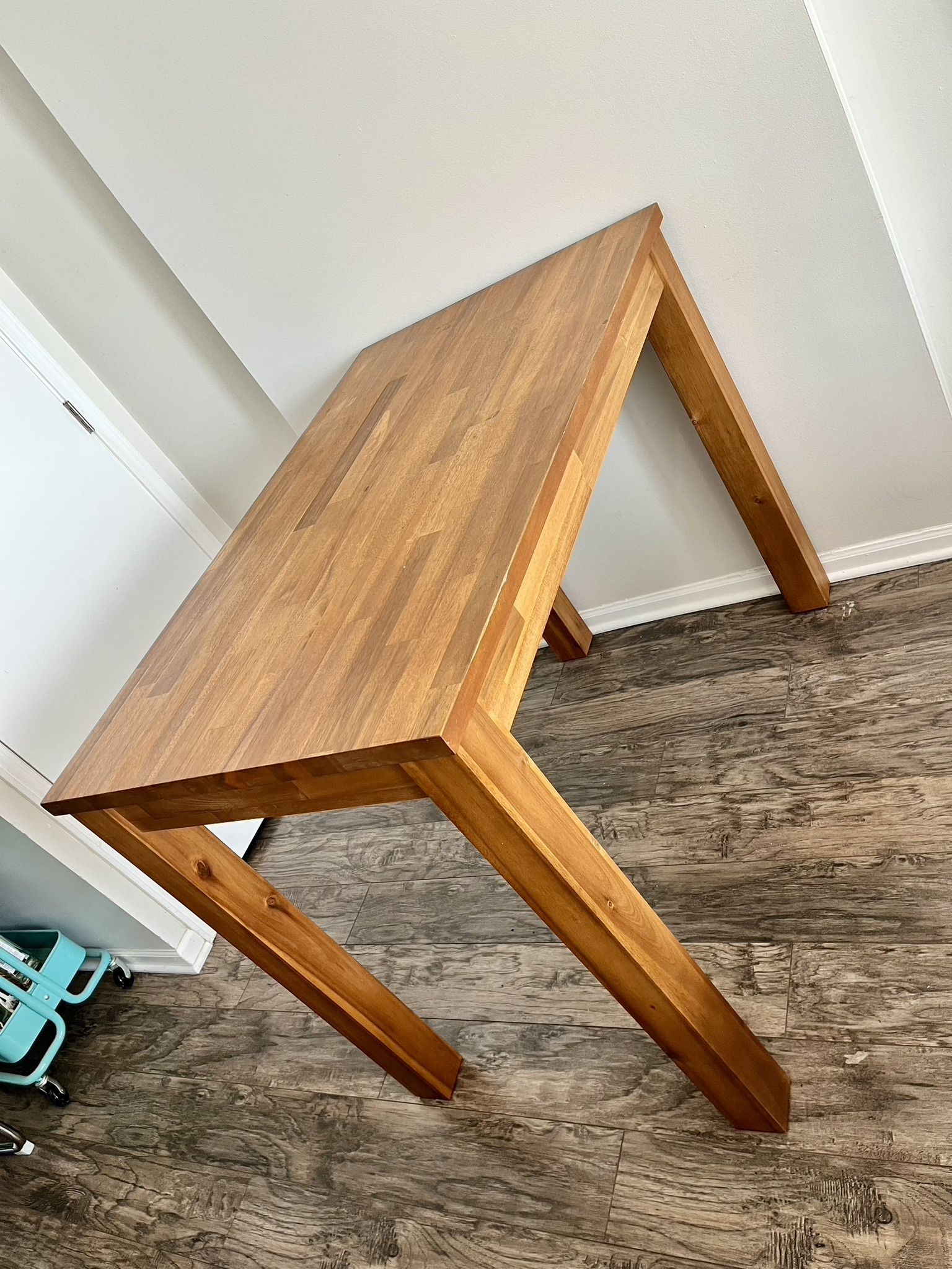 Bar Height Wood Dining Table