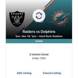 Dolphins Vs Raiders Game