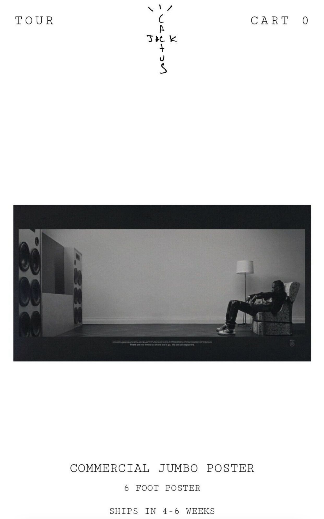 Travis Scott PS5 Jumbo Poster