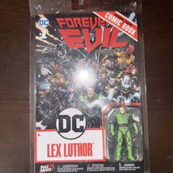 Lex Luthor Forever Evil Page Punchers 3-Inch Scale Action Figure with Comic Book