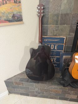 Pair of Yamaha guitars