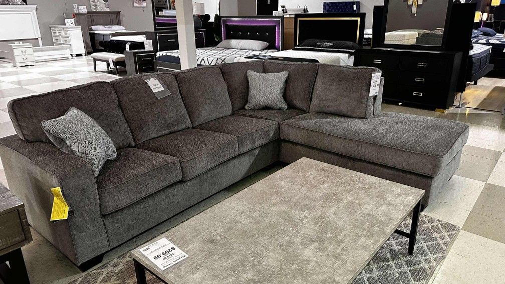 OM• $38 Initial • Brand New Altari 2 Piece Sleeper Sectional With Chaise