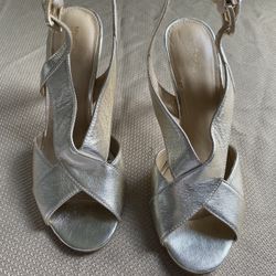 Michael Michael Kors Gold Heel Sandel