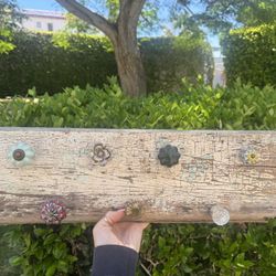 Handmade Rustic Towel/necklace Hanger 