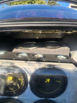 2 Speakers 10" Small Box Kickers 