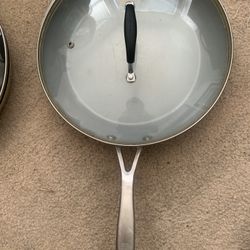 (2) Frying Skillets With Lids. Each $20 