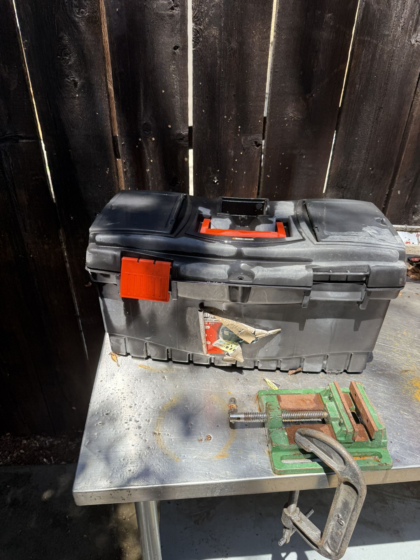 Tool Box With Assorted Tools