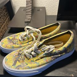 Vans X Beatles Era Yellow Submarine Vans Rare Bowie Led Zeppelin US 4.5