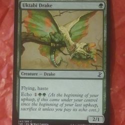 MTG 2020 Uktabi Drake #243 Creature Flying Haste TSR Time Spiral Remastered Cavotta Magic The Gathering Card Game Wizards Of The Coast Collectible 