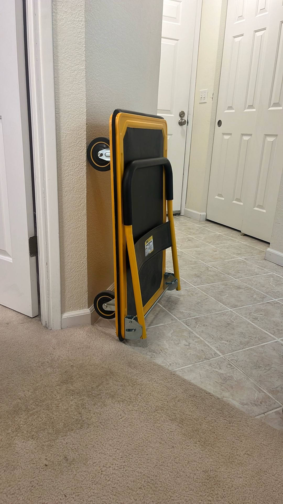 Collapsible Wheeled Moving Cart